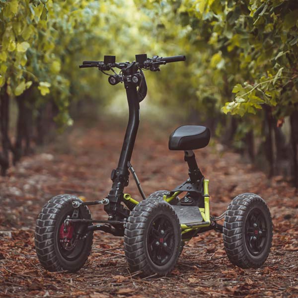 EZRaider : une étonnante et très puissante (2X1200W) trottinette électrique  tout terrain - NeozOne